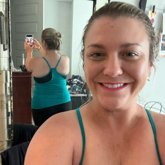 Nike Teal Athletic Tank Top - Picture 5 of 6